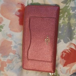 Coach Metallic Rose wallet
